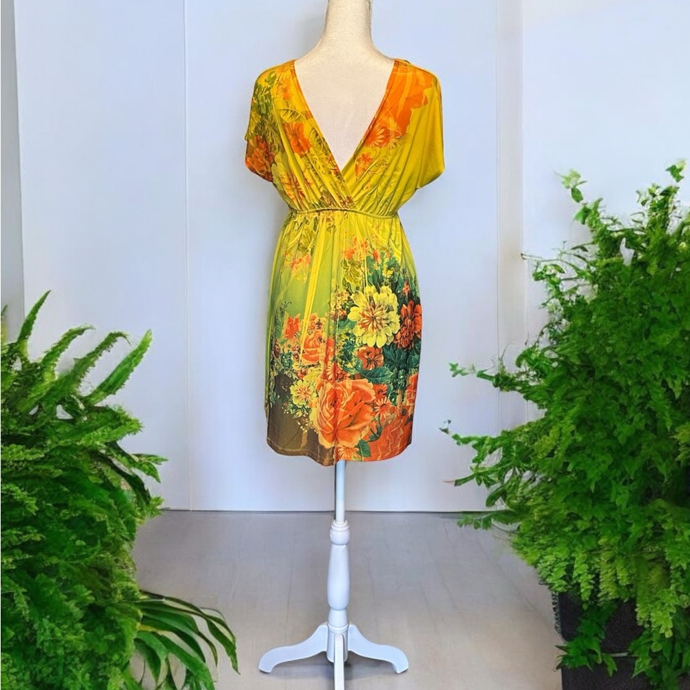 26. L8ter Tripical Colorful Vacation Dress - Picture 3 of 3